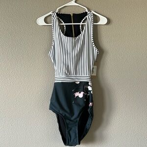 Albion Bon Voyage one piece bathing suit. Size Large. Brand new with tags